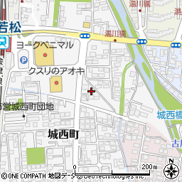 福島県会津若松市城西町2-75周辺の地図