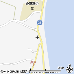 石川県珠洲市三崎町粟津ハ75周辺の地図