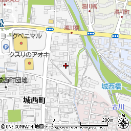 福島県会津若松市城西町2-65周辺の地図