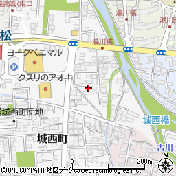 福島県会津若松市城西町2-62周辺の地図
