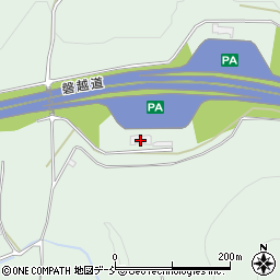 ミニストップ五百川ＰＡ下り店周辺の地図