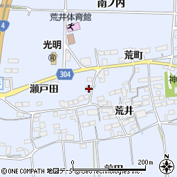 福島県本宮市荒井瀬戸田108周辺の地図