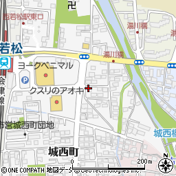 株式会社光商会福島　城西営業所周辺の地図