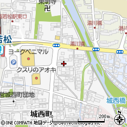 福島県会津若松市城西町2-45周辺の地図