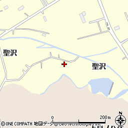 福島県浪江町（双葉郡）川添（聖沢）周辺の地図