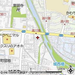 福島県会津若松市城西町2-6周辺の地図