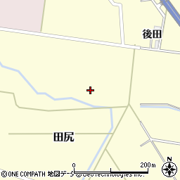 福島県双葉郡浪江町田尻神内周辺の地図