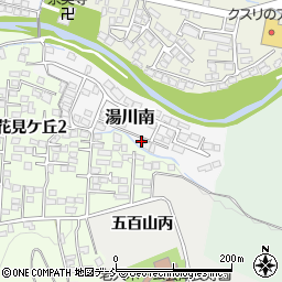 福島県会津若松市湯川南5-10周辺の地図