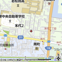 米代荘周辺の地図