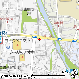 福島県会津若松市城西町2-32周辺の地図