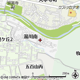福島県会津若松市湯川南6-6周辺の地図