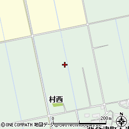 福島県会津若松市北会津町下米塚（小姓川原）周辺の地図