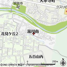 福島県会津若松市湯川南4-17周辺の地図