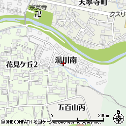 福島県会津若松市湯川南4-20周辺の地図