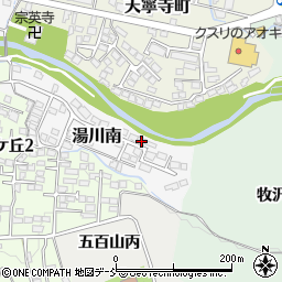 福島県会津若松市湯川南1-31周辺の地図