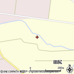 福島県浪江町（双葉郡）田尻（谷地田）周辺の地図