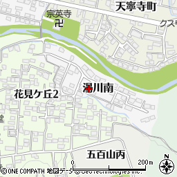 福島県会津若松市湯川南4-21周辺の地図