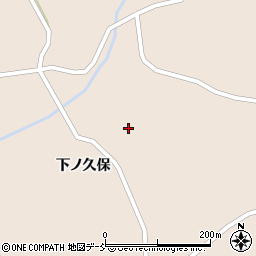 福島県田村市船引町長外路下ノ久保49周辺の地図