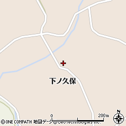 福島県田村市船引町長外路下ノ久保35周辺の地図
