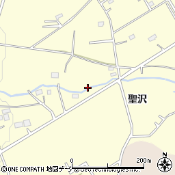 福島県双葉郡浪江町田尻聖沢周辺の地図