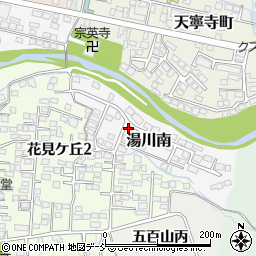 福島県会津若松市湯川南4-1周辺の地図