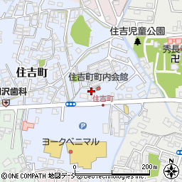 住吉町町内会館周辺の地図