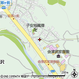 福島県会津若松市東山町大字石山周辺の地図