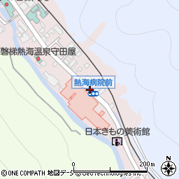 太田熱海病院周辺の地図