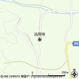 法用寺周辺の地図