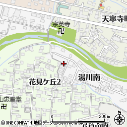 福島県会津若松市湯川南2-12周辺の地図
