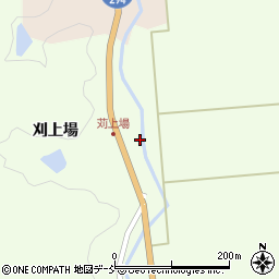 福島県会津若松市湊町大字共和刈上場周辺の地図