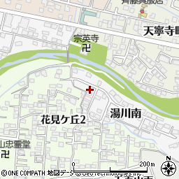 福島県会津若松市湯川南2周辺の地図