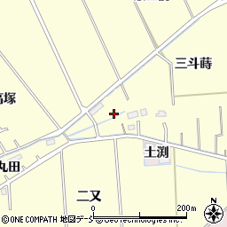 福島県双葉郡浪江町川添三斗蒔9周辺の地図