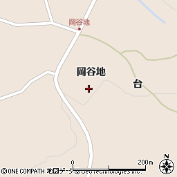 福島県田村市船引町長外路（岡谷地）周辺の地図