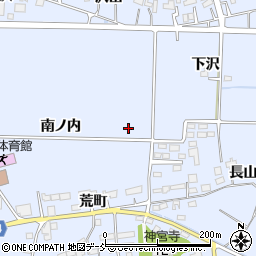 福島県本宮市荒井（南ノ内）周辺の地図