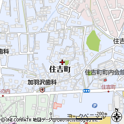 福島県会津若松市住吉町周辺の地図