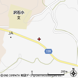 福島県三春町（田村郡）実沢（楢梨）周辺の地図