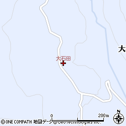大石田周辺の地図