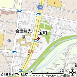 コビヤマ機工会津支店周辺の地図