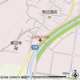 上岩井石井町周辺の地図