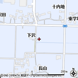 福島県本宮市荒井下沢周辺の地図