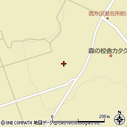 福島県大沼郡三島町西方稲表下周辺の地図
