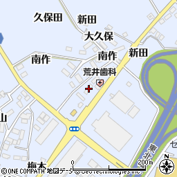 福島県本宮市荒井久保田41-2周辺の地図