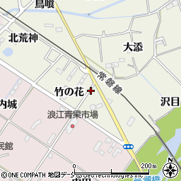 福島県双葉郡浪江町牛渡竹の花周辺の地図