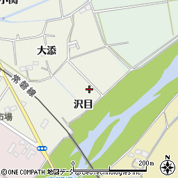 福島県浪江町（双葉郡）牛渡（沢目）周辺の地図