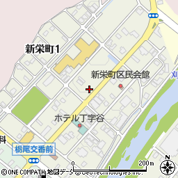 新潟県長岡市新栄町周辺の地図