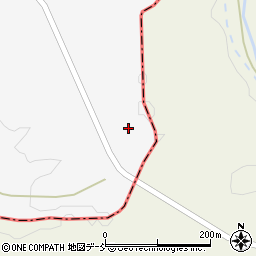 福島県田村郡三春町実沢永志田周辺の地図