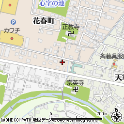 福島県会津若松市花春町6-37周辺の地図
