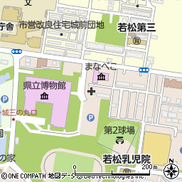 会津若松市老人クラブ連合会事務局周辺の地図