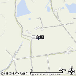 福島県本宮市岩根三合原周辺の地図